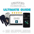 VINTED RESELL ULTIMATE GUIDE vit bakgrund